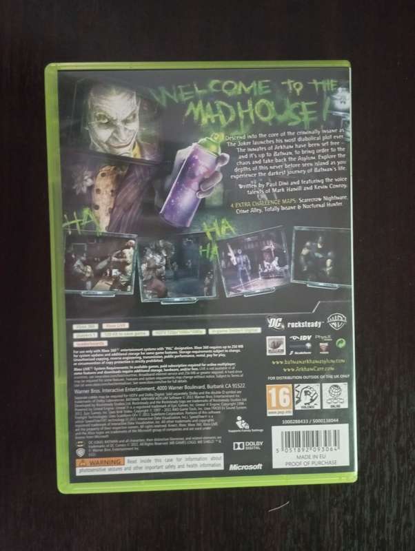 Batman: Arkham Asylum (Game of the Year Edition) [Xbox360]